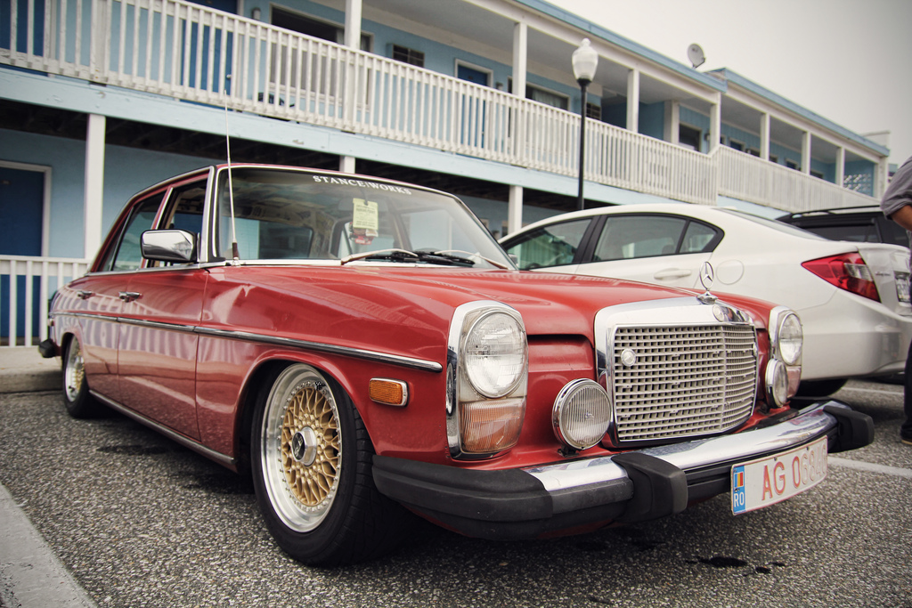 Classic Merc with BBS swag